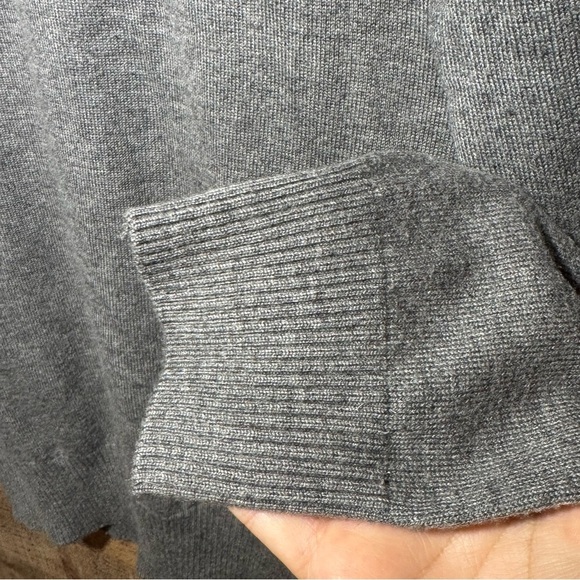 Gianfranco Burani Made in Italy Cashmere Wool Blend 1/4 Zip Sweater size Large - Picture 4 of 8